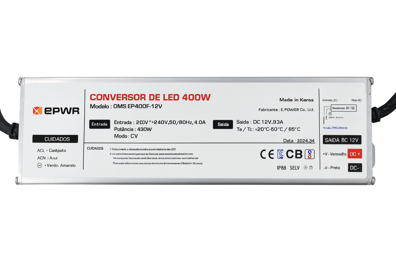 FONTE EPOWER 400W 220V